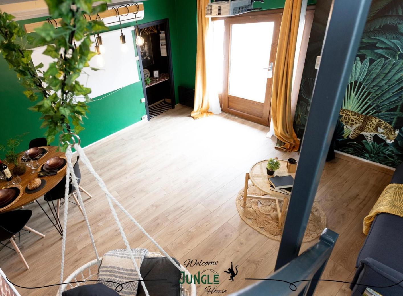 Maison "Jungle House" 90 M2 Billard, Retroprojecteur, Bar A Jeux , Vinyle, Wifi Fibre, Ideal Pro & Famille A Montbrison Eksteriør bilde