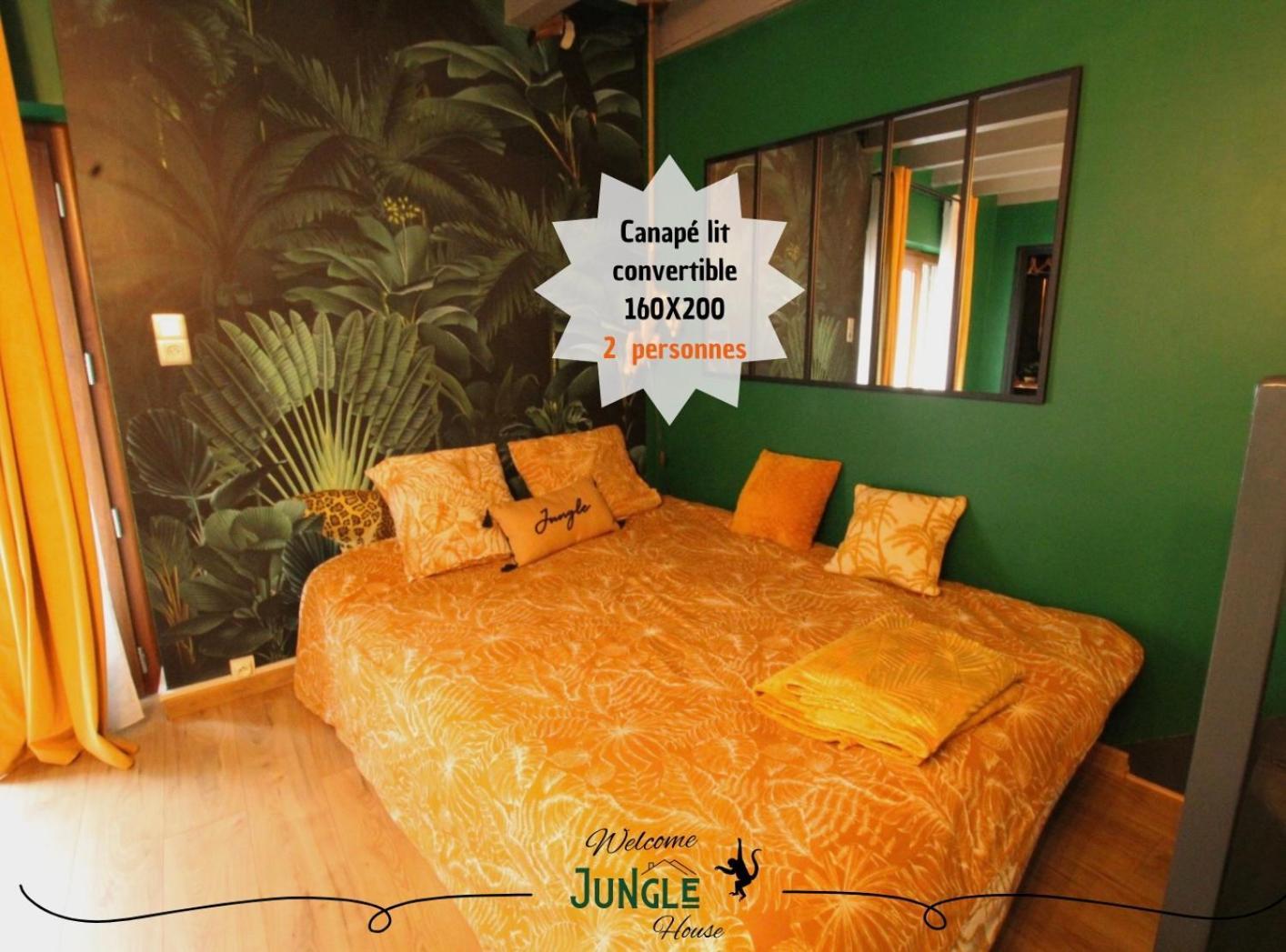 Maison "Jungle House" 90 M2 Billard, Retroprojecteur, Bar A Jeux , Vinyle, Wifi Fibre, Ideal Pro & Famille A Montbrison Eksteriør bilde