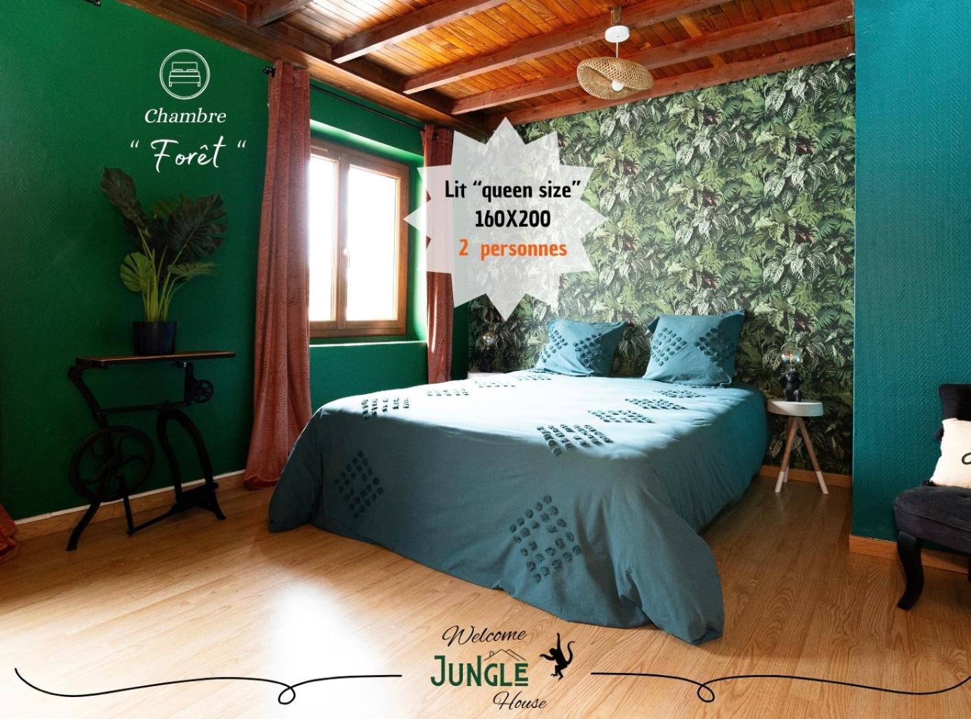 Maison "Jungle House" 90 M2 Billard, Retroprojecteur, Bar A Jeux , Vinyle, Wifi Fibre, Ideal Pro & Famille A Montbrison Eksteriør bilde